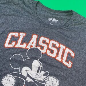 Disney Mickey Mouse and Friends Classic Gray‎ Graphic T-Shirt Mens XL